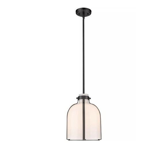 Z-Lite 818-9MB Pearson 1 Light 10 inch Matte Black Pendant Ceiling Light - Picture 4 of 16